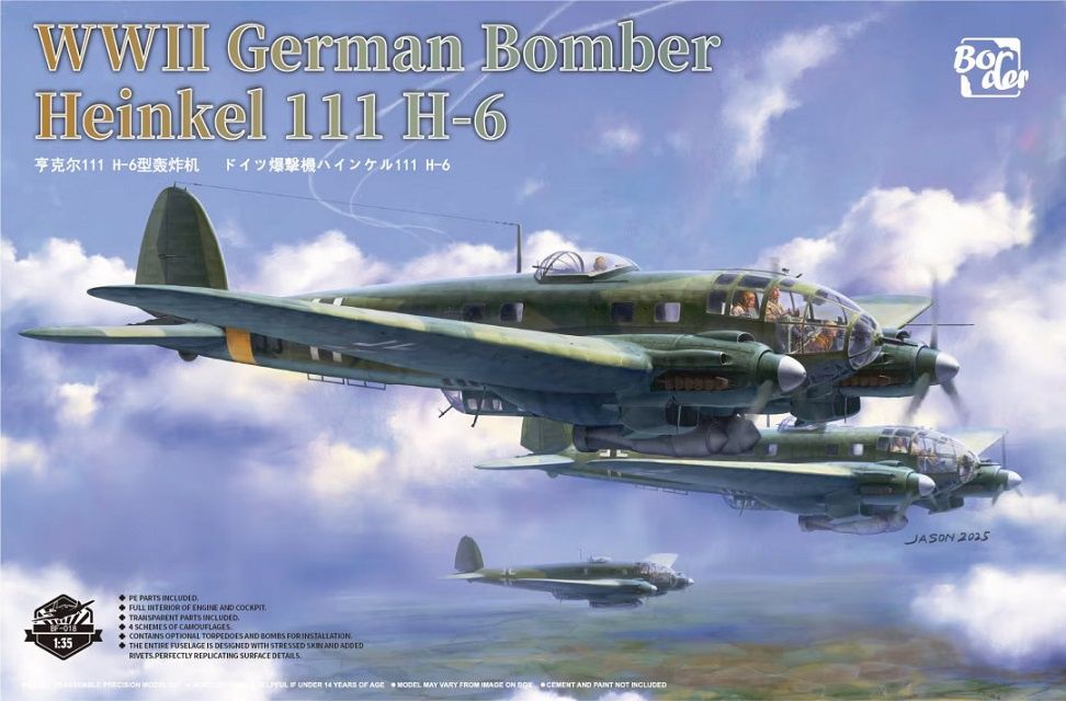 BF-018 - WWII German Bomber Heinkel 111 H-6 - 1:35