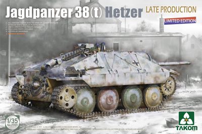 2172X - Jagdpanzer 38(t) Hetzer Late Production - Limited Edition - Without Interior - 1:35