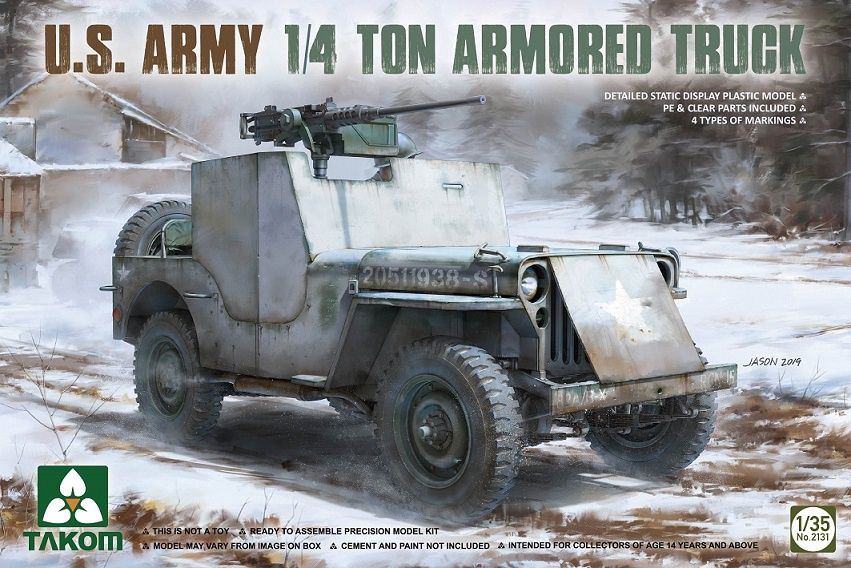 2131 - U.S. Army 1/4 Ton Armored Truck - 1:35