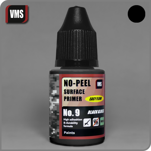 VMS.PR09S - No-Peel Primer No. 9 Black Gloss - 30 ml