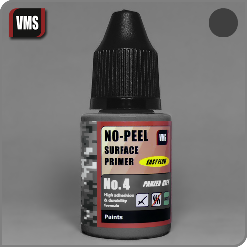 VMS.PR04S - No-Peel Primer No. 4 Panzer grey - 30 ml