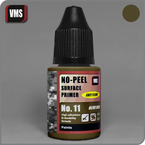 VMS.PR11S - No-Peel Primer No. 11 Olive Drab - 30 ml