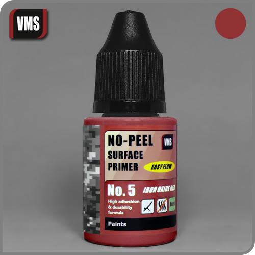 VMS.PR05S - No-Peel Primer No. 5 Red Oxide - 30 ml