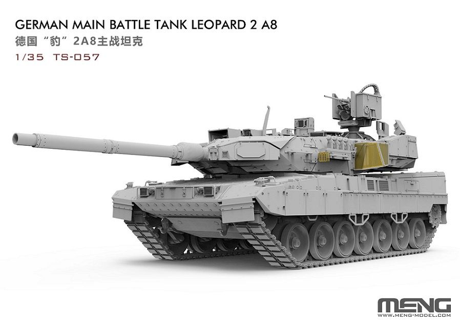 TS-057 - German Main Battle Tank Leopard 2 A8 - 1:35