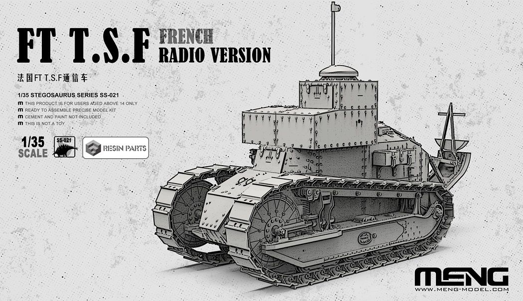 SS-021 - French FT T.S.F. Radio Version - 1:35