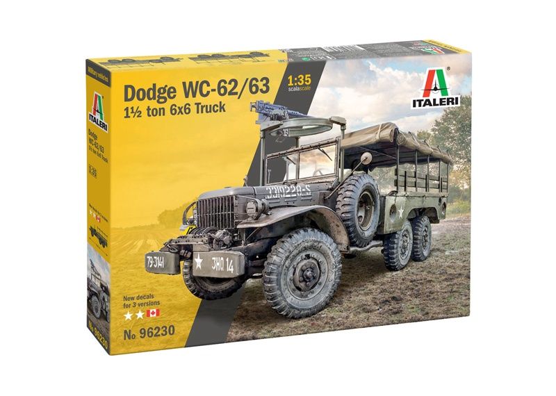 96230 - Dodge WC-62/63 1 1/2 ton 6x6 Truck - 1:35