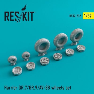 RS32-0212 - Harrier GR.7/GR.9/AV-8B wheels set - 1:32
