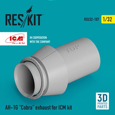 RSU32-0107 - AH-1G "Cobra" exhaust for ICM kit - 1:32