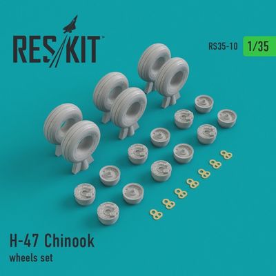 RS35-0010 - H-47 Chinook wheels set - 1:35
