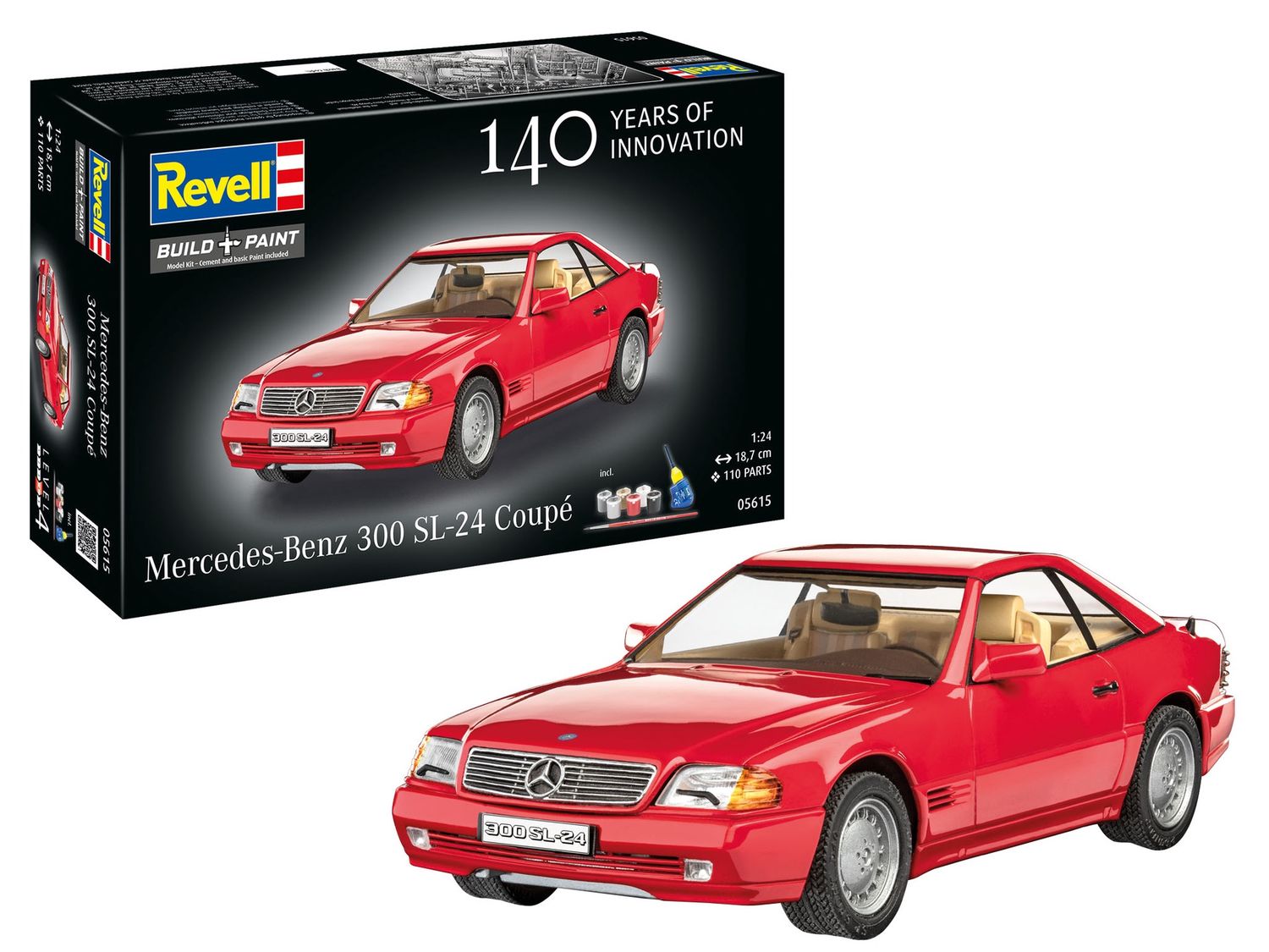 05615 - Mercedes-Benz 300 SL-24 Coupé - (100 jaar Mercedes-Benz) - 1:24