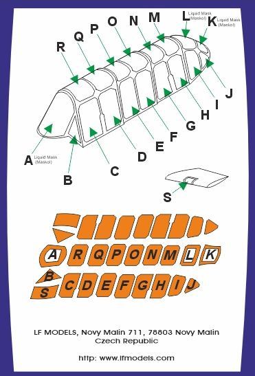 LFCM7219 - Maskingset for NAA 57/64 - 1:72