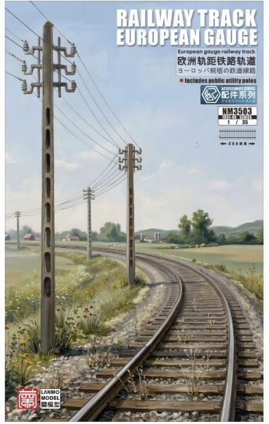 NM3503 - Railway Track European Gauge - 1:35