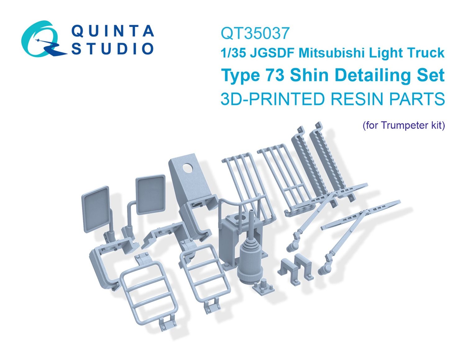 QT35037 - JGSDF Mitsubishi Type 73 Light truck Shin detailing set (Trumpeter) - 1:35