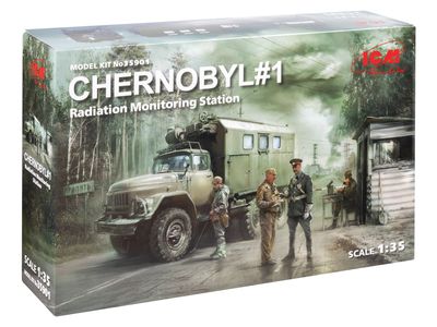 35901 - Chernobyl #1 - Radiation Monitoring Station - 1:35