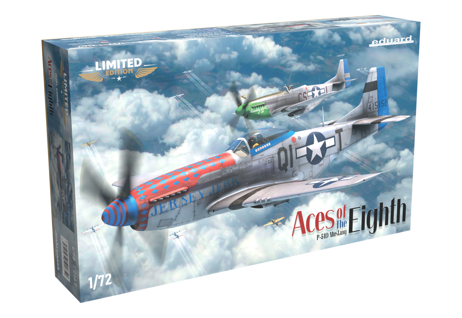 2147 - Aces Of The Eight - P-51D Mustang - Dual Combo - Limited Edition - 1:72