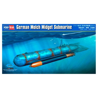 80170 - German "Molch" Midget Submarine - 1:35