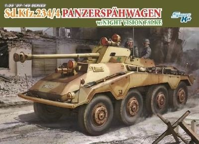 6836 - Sd.Kfz. 234/4 Panzerspähwagen w/Night Vision Falke - 1:35
