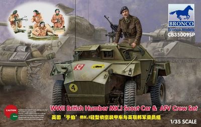 CB35009SP - WWII British Humber Mk.I Scout Car &amp; AFV Crew Set - 1:35