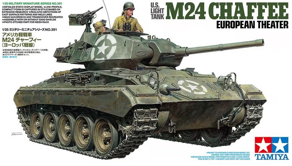 35391 - M24 Chaffee U.S. Light Tank - European Theater - 1:35
