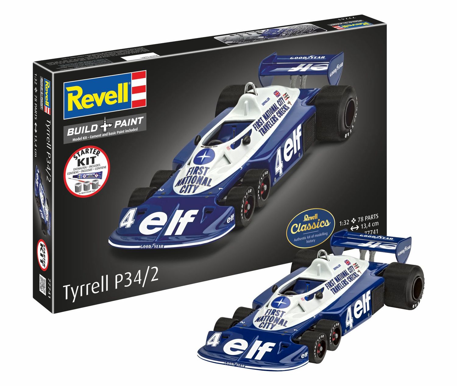 77741 - Tyrrell P34/2 -Starter Kit - 1:32