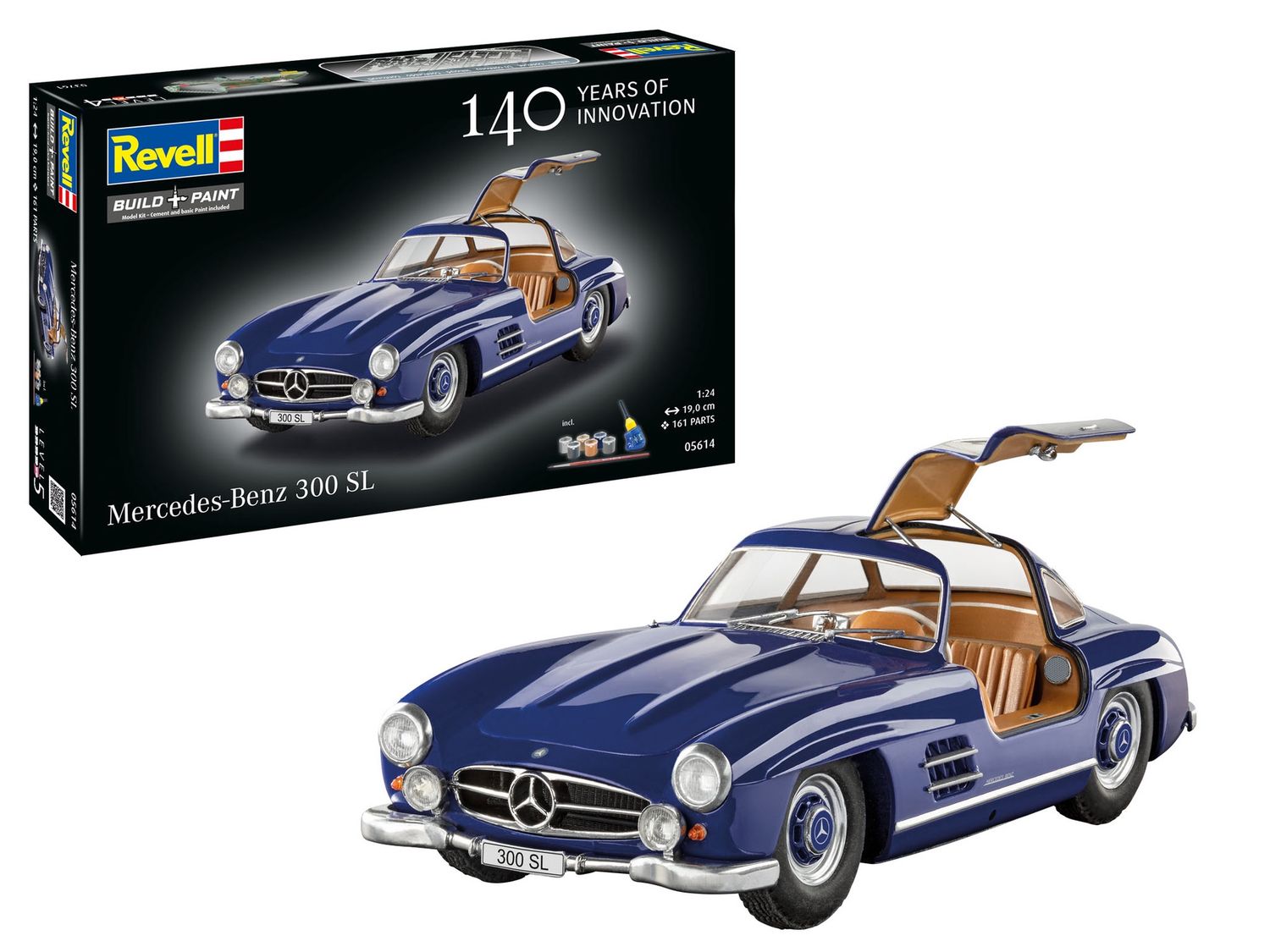 05614 - Mercedes-Benz 300 SL - "100 Years of Mercedes-Benz" - Gift Set - 1:24