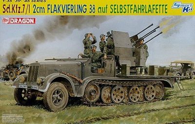 6525 - Sd.Kfz. 7/1 2cm Flakvierling 38 auf Selbstfahrlafette - 1:35