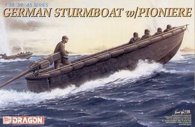 6108 - German Sturmboat with Pioniere - 1:35