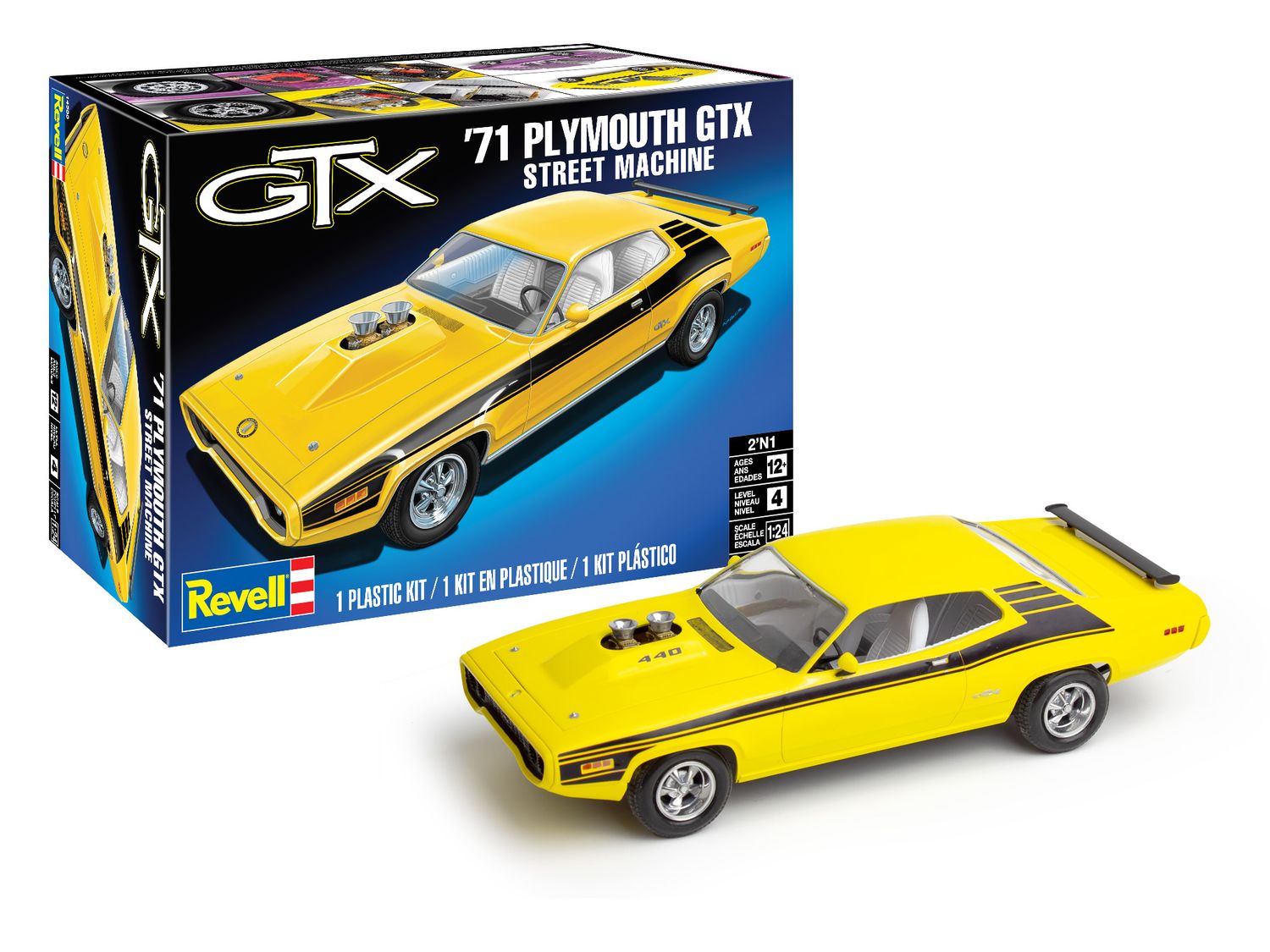 14588 - '71 Plymouth GTX Street Machine - 1:24