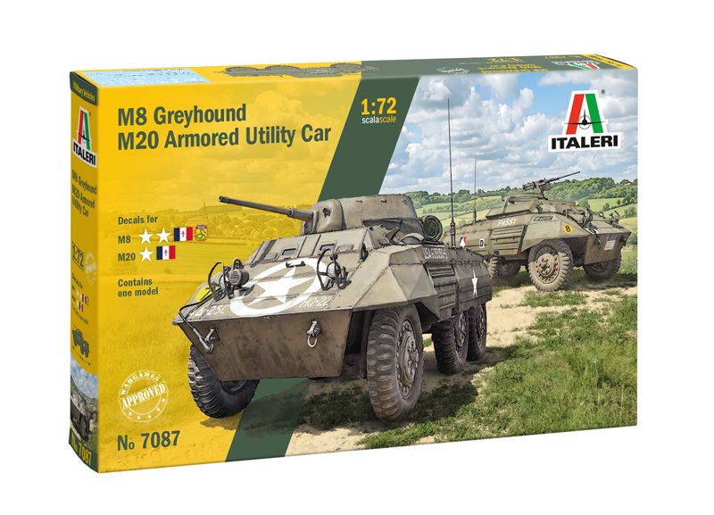 7087 - M8 Greyhound / M20 Armored Utility Car - 1:72