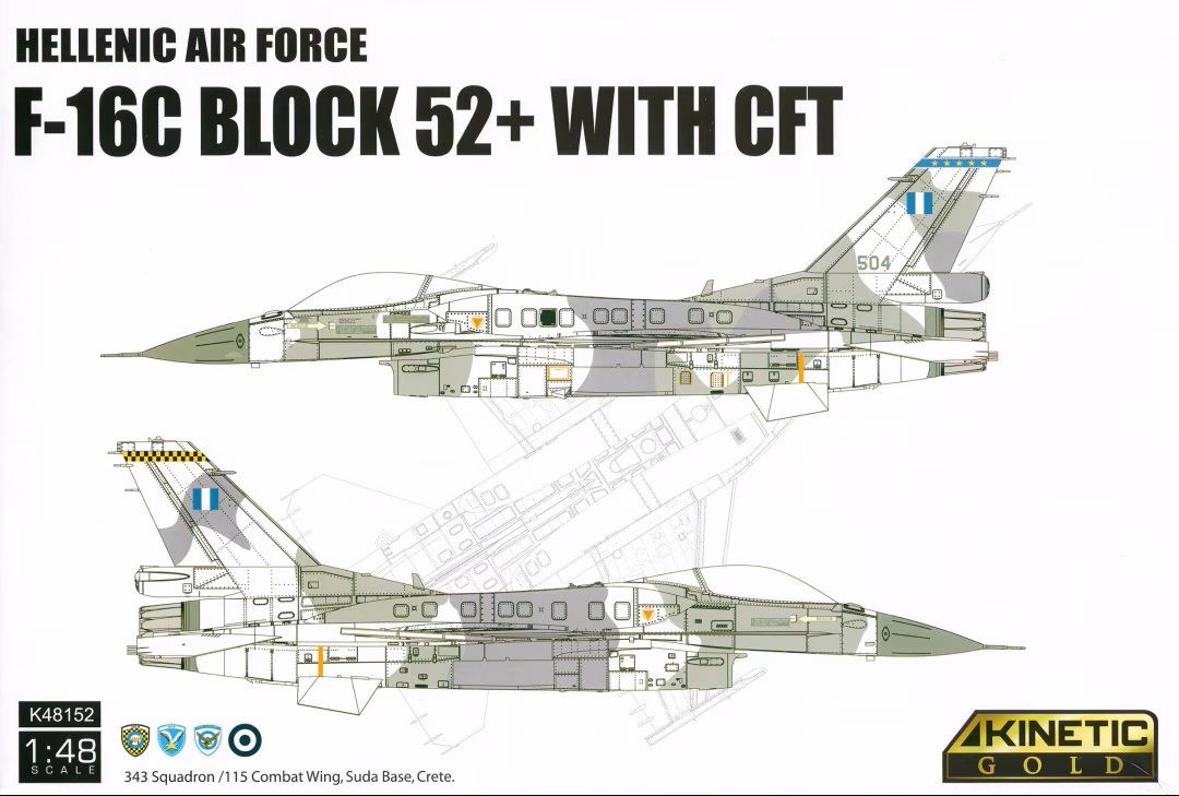 K48152 - Hellenic Air Force F-16C Block 52+ with CFT - 1:48