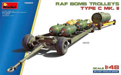 50002 - RAF Bomb Trolleys - Type C Mk. II - 1:48