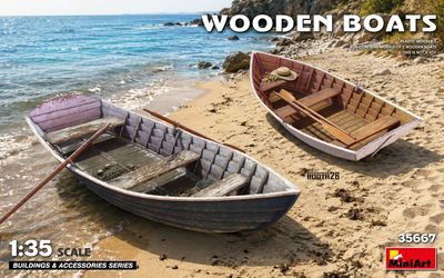 35667 - Wooden Boats - 1:35