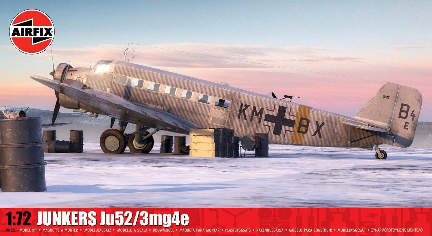 A08022 - Junkers Ju52/3mg4e - 1:72