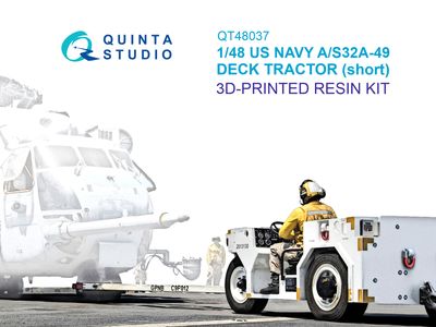 QT48137 - US NAVY AS32A-49 (short) Deck Tractor (Full kit) - 1:48