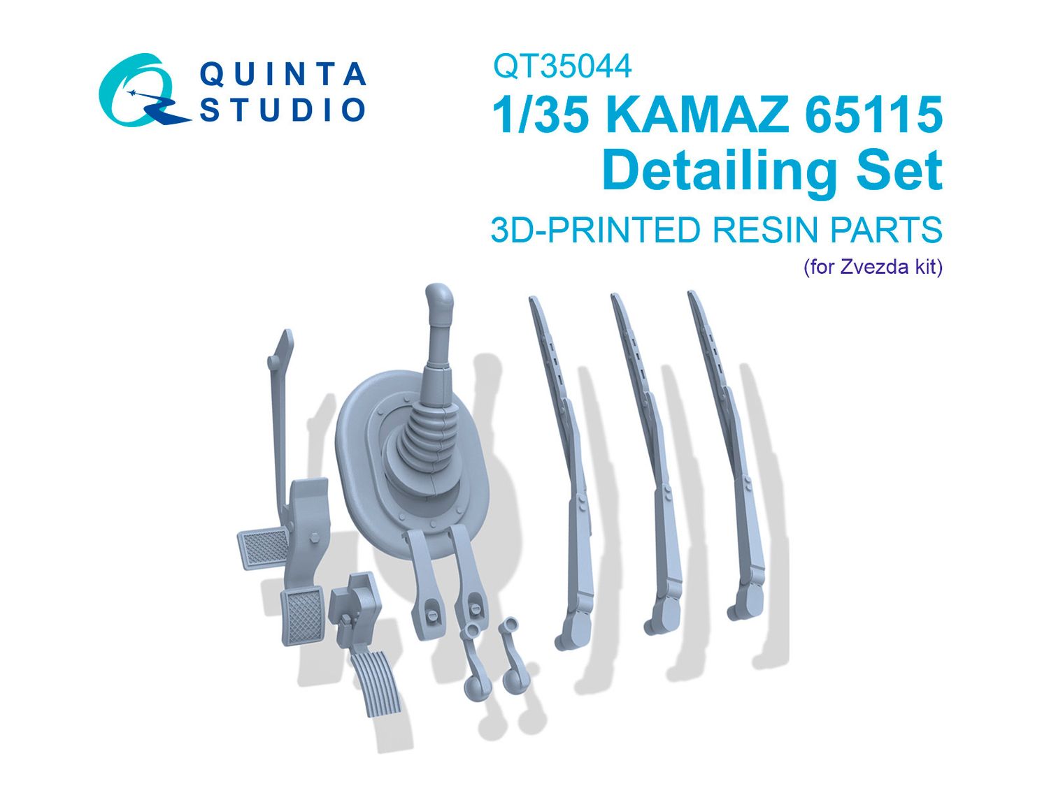 QT35044 - KAMAZ 65115 Detailing set (Zvezda) - 1:35