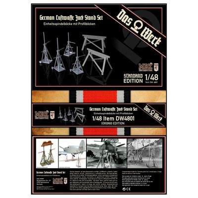 DW4801 - German Luftwaffe Jack Stand Set - Standard Edition - 1:48