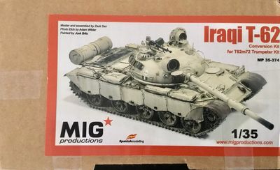 MP35-374 - Iraqi T-62 Conversion kit - For T-62m72 Trumpeter kit - 1:35