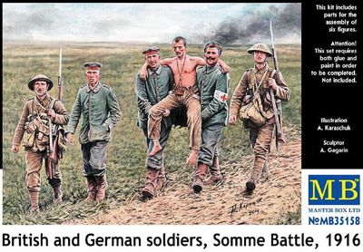 MB35158 - British and German soldiers, Somme Battle, 1916 - 1:35