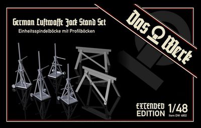 DW4802 - German Luftwaffe Jack Stand Set - Extended Edition - 1:48