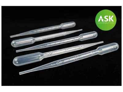 200-T0072 - Pipettes for mixing colors Medium Size 3ml - 5 pcs