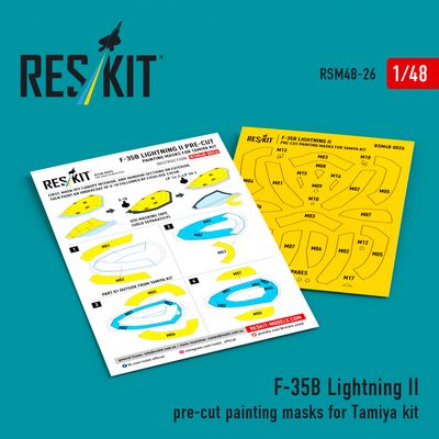 RSM48-0026 - F-35B Lightning II pre-cut painting masks for Tamiya kit - 1:48