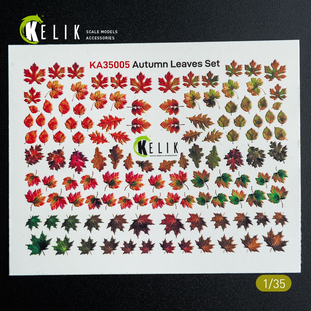 KA35005 - Autumn Leaves Set #1 - Decal for dioramas - 1:35