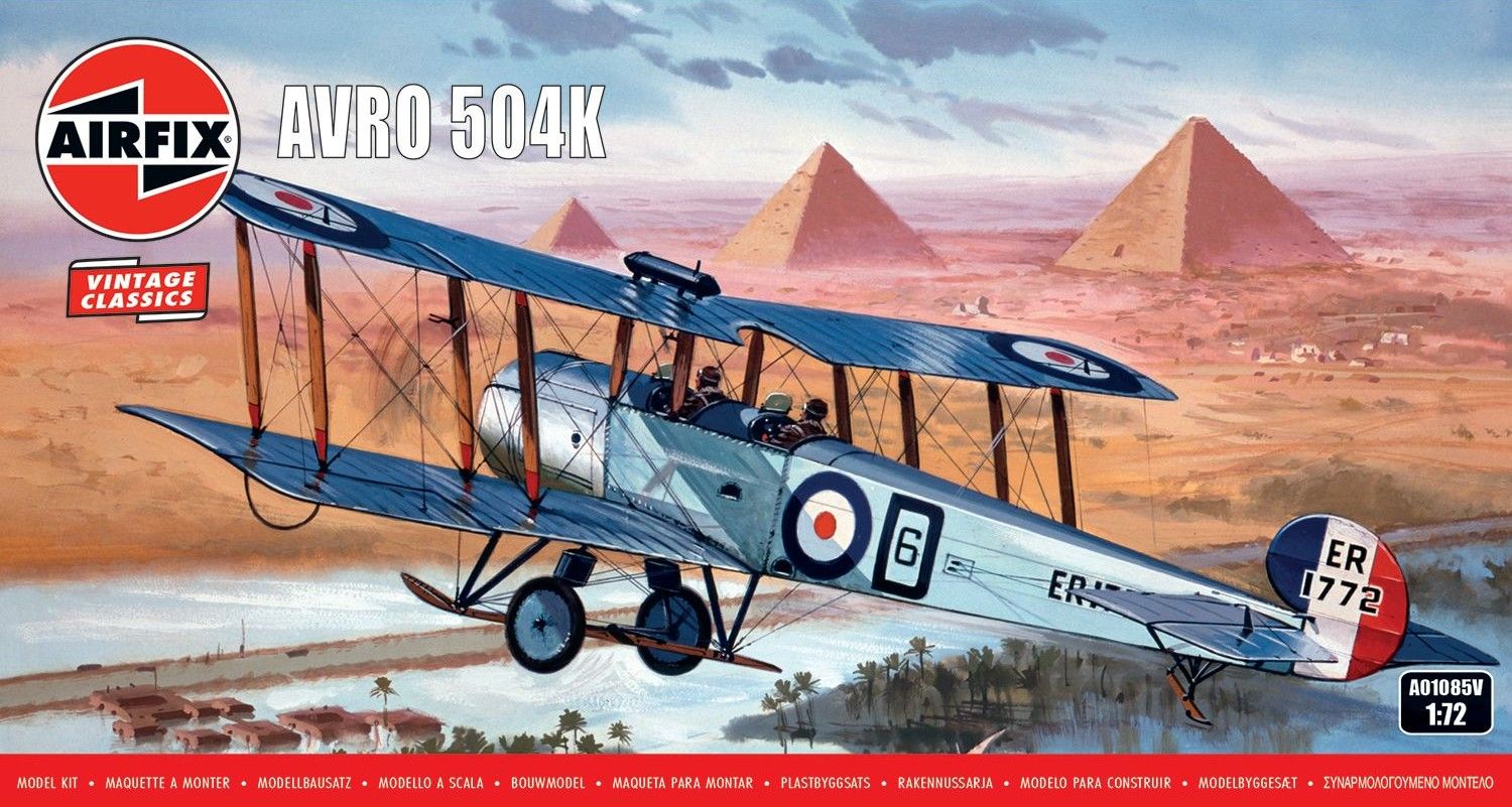 A01085V - Avro 504K - Vintage Classics - 1:72