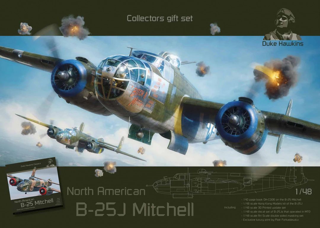 DH-048-LEK004 - North American B-25J Mitchell Gift Set - 1:48