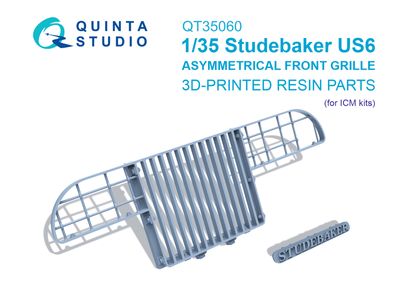 QT35060 - Studebaker US6 Asymmetrical Front grille (ICM) - 1:35