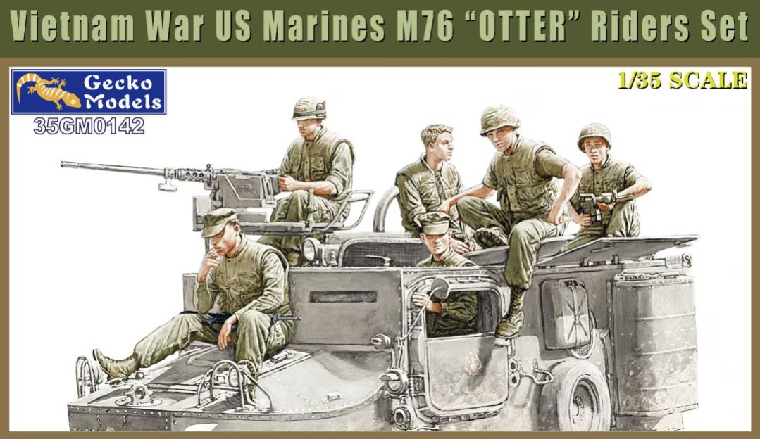 35GM0142 - Vietnam War US Marines M76 "Otter" Riders Set - 1:35