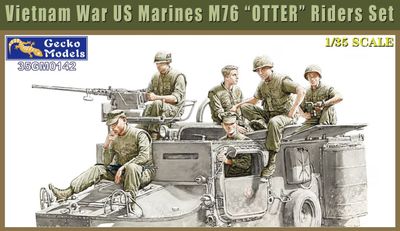 35GM0142 - Vietnam War US Marines M76 "Otter" Riders Set - 1:35
