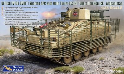 35GM0054 - British FV103 CVR(T) Spartan APC with Odin Turret TES(H) "Operation Herrick", Afghanistan - 1:35
