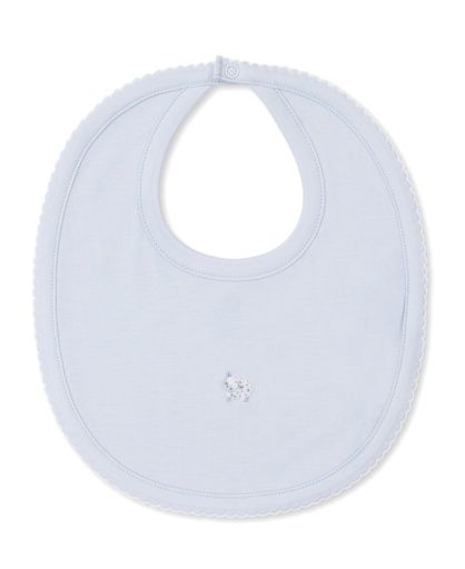 Fleecy Sheep Bib, Color: Light Blue, Size: 1SIZE