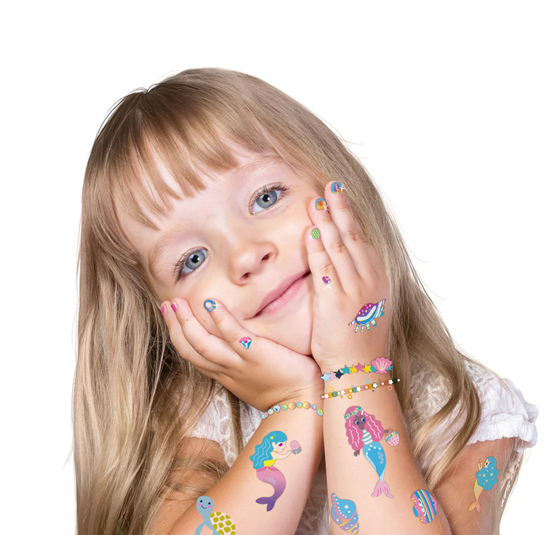 Mermaid Nail Stickers &amp; Tattoos